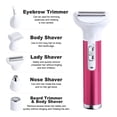 thumbnail image 2 of Recortador de pelo de nariz para mujer, maquinilla de afeitar eléctrica, afeitadora para mujer, recortador de Bikini, utensilio para eliminar el vello Facial, vello público, 2 of 5