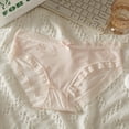 thumbnail image 2 of Kmdttou Clearance Under 5$!Women's Quick Drying Ice Silk Underwear With No Girl's Cotton Crotch Mid Waist Summer Thin Lace Edg Girl's Pants (Regular & Plus Size), 2 of 3