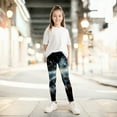 thumbnail image 2 of MIXUE Baby Girls Pants Leggings Gradient Print Stretch Yoga Clothes Holiday Wear,Gray,18-24 Months, 2 of 4