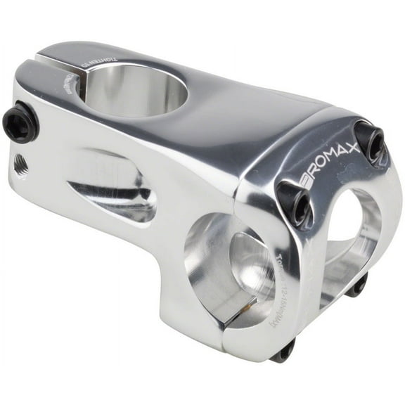 Promax Banger BMX Stem Silver, 1-1/8" Steerer, 31.8mm Clamp, 48mm Reach