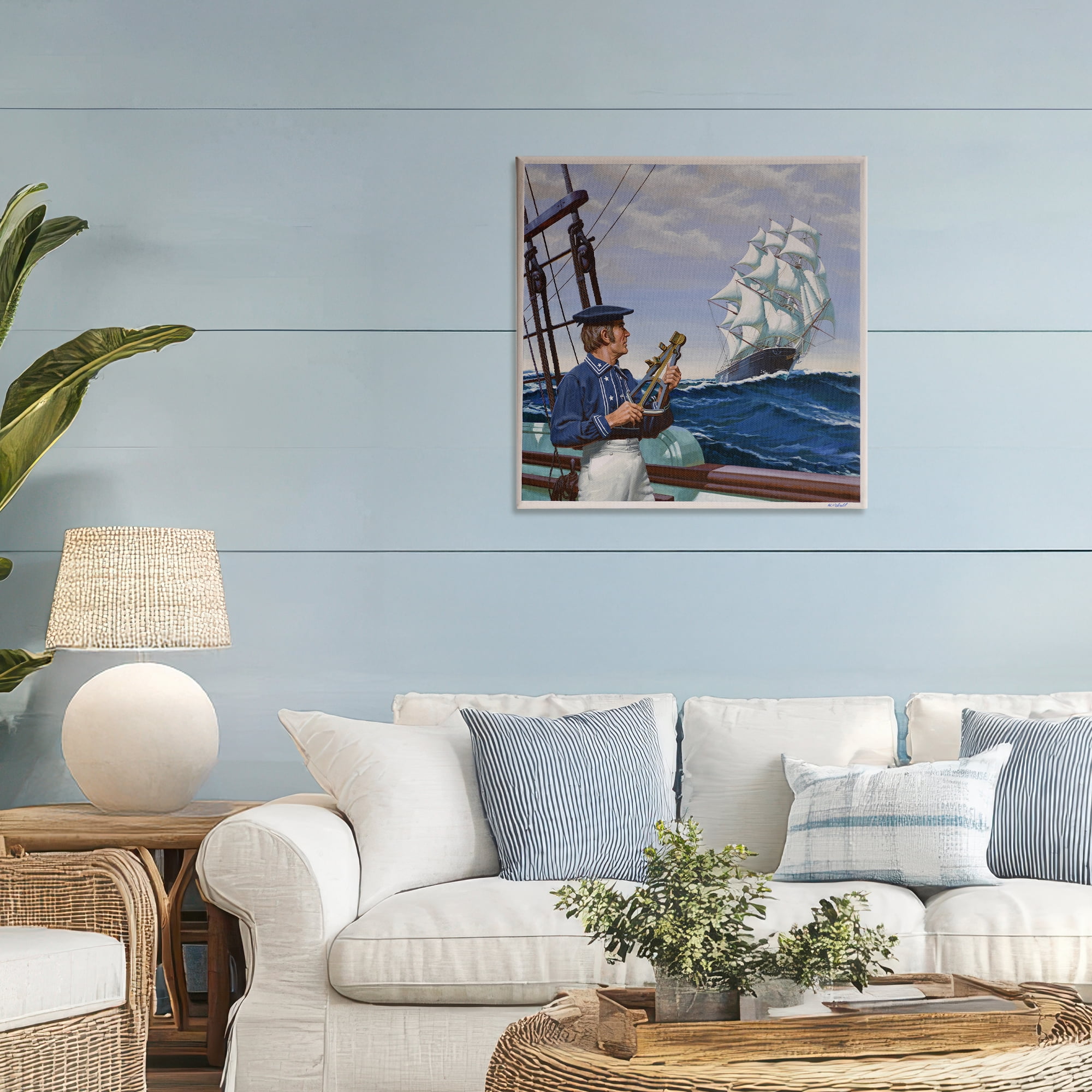 Flying Cloud Sailing Ship Canvas Wall Art, design by Wind River Studios