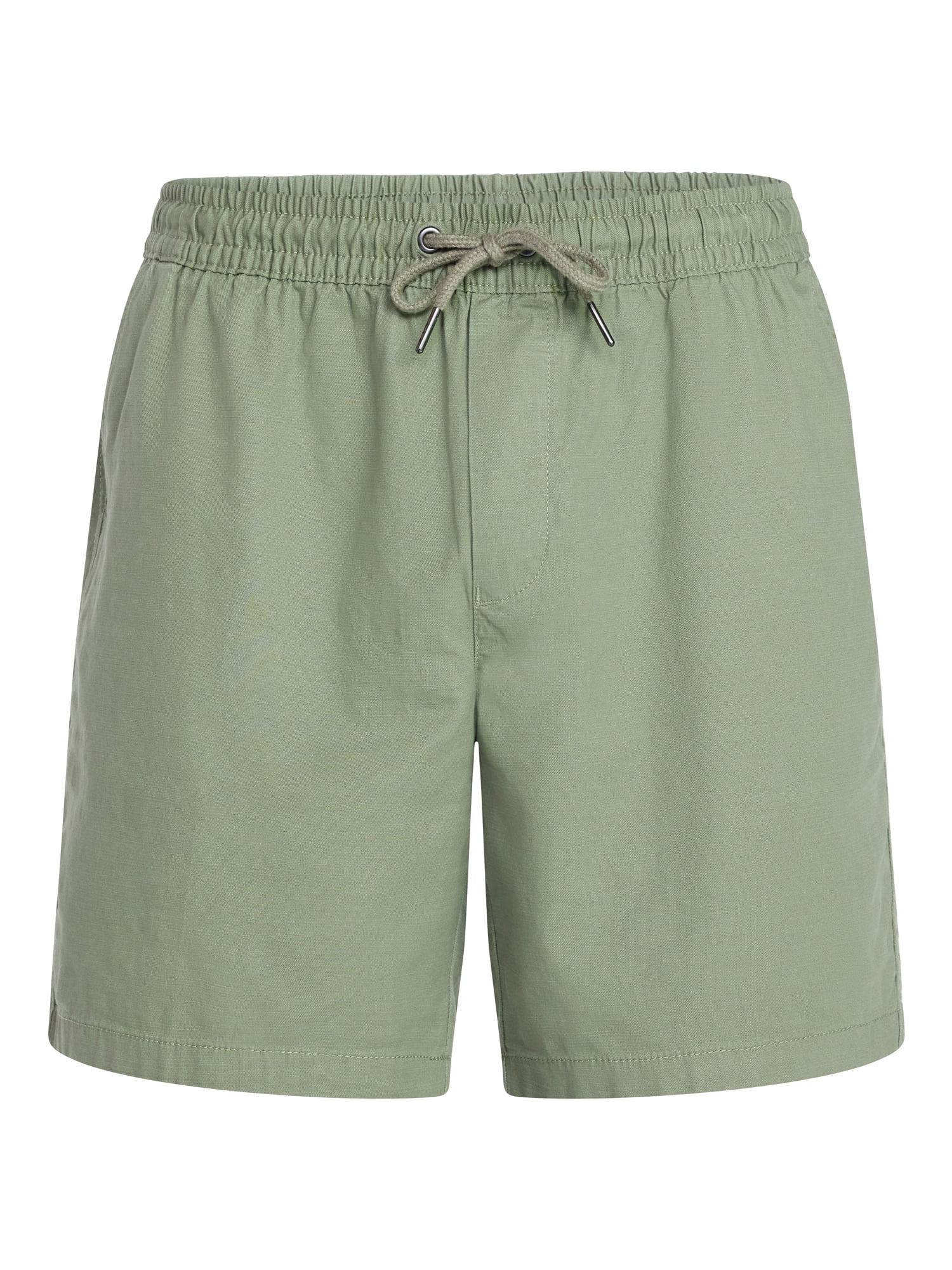 George Men's & Big Men's Modern Fit Slub Pull On Shorts, 6", 8" Inseams, Sizes S-3XL