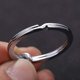 thumbnail image 4 of Llaveros planos de 1 pulgada, llaveros de metal, llaveros divididos, anillo plano para el hogar, coche, oficina, accesorio para llaves $ Llaveros planos de 1 pulgada, 4 of 8