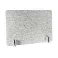 thumbnail image 1 of Mampara acústica para mesa, separador, biombo, divisor de mesa para la zona de recepción. Rectángulo Gris Claro, 1 of 8