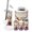 Color 2, variant on Bathroom Accessory Set 6 Piece Rustic Wooden Barn Overgrown Field Sepia Vintage Effect Trash can, Toothbrush Holder, Toothbrush Cup, Soap Dispenser, Soap Dish, Toilet Brush Holder