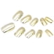 thumbnail image 4 of Oro Metálico Resina Uñas Falsas Patch Clavo Accesorios de Herramientas de Belleza, 4 of 9