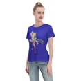 thumbnail image 4 of Women's Basic Short Sleeve T-Shirt Sailor Moon Moon Hare, 4 of 6