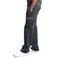 thumbnail image 6 of Cargo Sweatpants for Men Open Bottom Baggy Sweatpants Cozy Straight Leg Sweat Pants with Pockets Hiking Casual Athletic Pants Dark Gray XL, 6 of 8