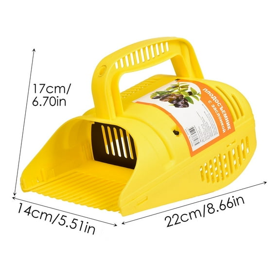 Pedty Trim Tool Clearance！Berry Berry Picking Collector and Rakes with Comb and Ergonomic Handle for Easier Berry Picking Blueberry Rake Scoop for Lingonberries and Huckleberries (Yellow) Yellow