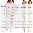 thumbnail image 4 of Acaics Girls' 2 Piece Fleece Tracksuit Set: Stand Collar Button Up Long Sleeve Jogger Outfit, Warm Loungewear for Girls Ages 1–10, 4 of 8