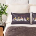 thumbnail image 2 of KLL Have a Nice Day Pattern Silk Pillowcase for Hair and Skin Standard Size 20"X 30" Soft Breathable Pillow Covers for Sleeping, 2 of 7