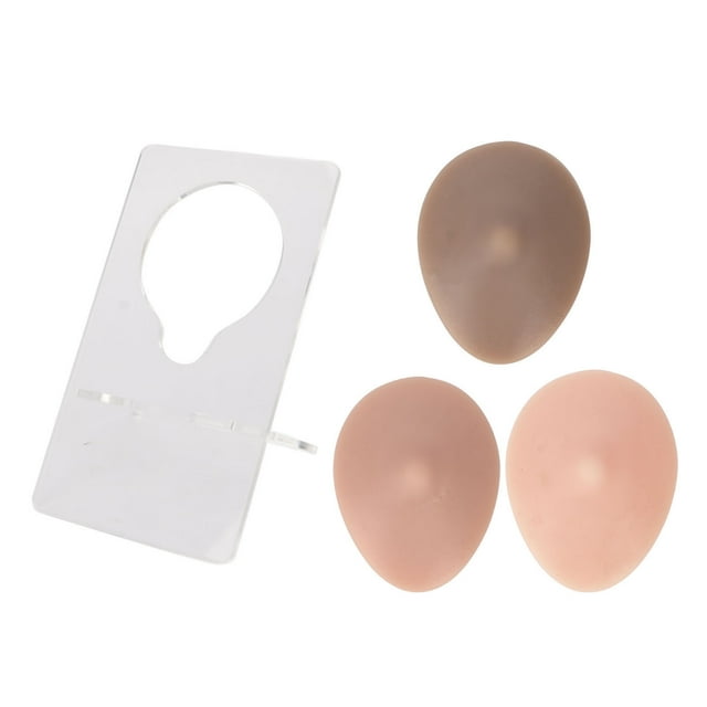 piercings de silicona para pezón, reutilizables, con soporte acrílico, para piel clara, media y oscura.
