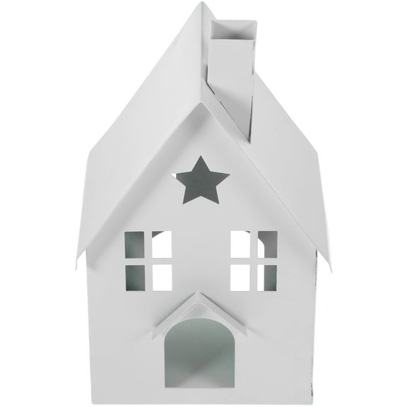 Tea Light Holder Metal Candle Lanterns Farmhouse Tealight White