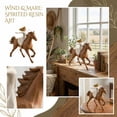 thumbnail image 2 of Horse Gifts for Women: Cool Horse Figurines Statue Decorations, Equestrian Woman Riding Horse Sculpture, Decorative Horse Statue for Home Office Shelf Display, Horse Lover Gift Idea, 2 of 5