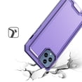 thumbnail image 5 of For Apple iPhone 11 (6.1") Modern Fused Hybrid Armor Hard PC TPU Rubber Shockproof Drop Protection Impact Cover ,Xpm Phone Case [ Purple ], 5 of 5