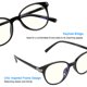 thumbnail image 4 of Gafas Anti Luz Azul Gafas De Bloqueo De Luz Azul Gafas Anti Fatiga Ocular Para Mujeres Y Hombres ANGGREK Blue Light Blocking Glasses, 4 of 8