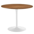 thumbnail image 2 of Pursuit 40" Dining Table in Walnut White, 2 of 7