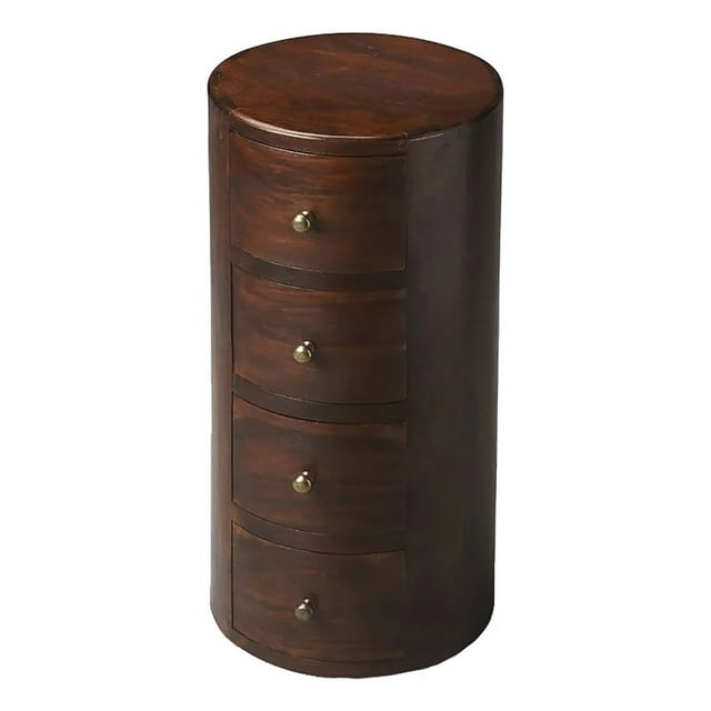 Butler Specialty Company Table d'Appoint en Bois Massif avec Rangement - Marron