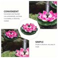 thumbnail image 2 of Outdoor Bird Bath Fountains Solar Power Floating Garden(Pink)_Perfect Gift, 2 of 5