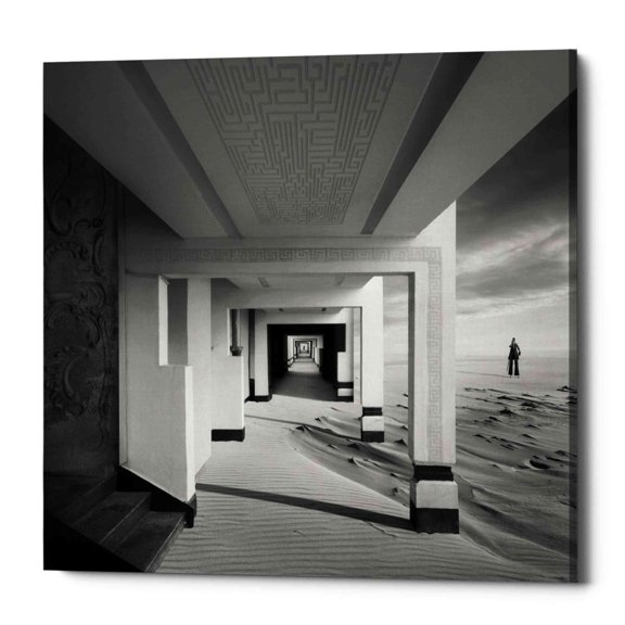 Epic Graffiti Epic Grafitti "Tunnel" by Dariusz Klimczak, Giclee Canvas Wall Art 12" x 12"