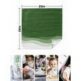 thumbnail image 4 of Ombre Waves Cloth Napkins Set of 4 Reusable Dinner Napkins, Abstract Art Gradient Sage Green Modern Cocktail Napkin Washable Table Napkins for Wedding/Holiday Party/Baby Shower 20"x20", 4 of 7