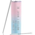 thumbnail image 5 of 30th Birthday Gifts For Her 30 Year Old Birthday Gifts For Women 20oz Skinny Tumbler 30th Birthday Cups Happy Birthday Gift For 1994 Woman Female Bday Presents Pink Gradition Travel Cup With Lid Straw, 5 of 6