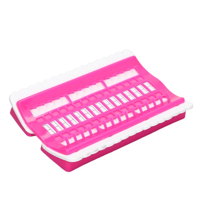 Embroidery Shelf, Thread Organizer Efficient Sorting For Pointed Needle Rose Red,Green,Purple