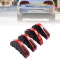 thumbnail image 4 of Difusor de labios para parachoques trasero inferior de coche, 4 unidades, duradero, premium, de alto rendimiento Estilo B, 4 of 8