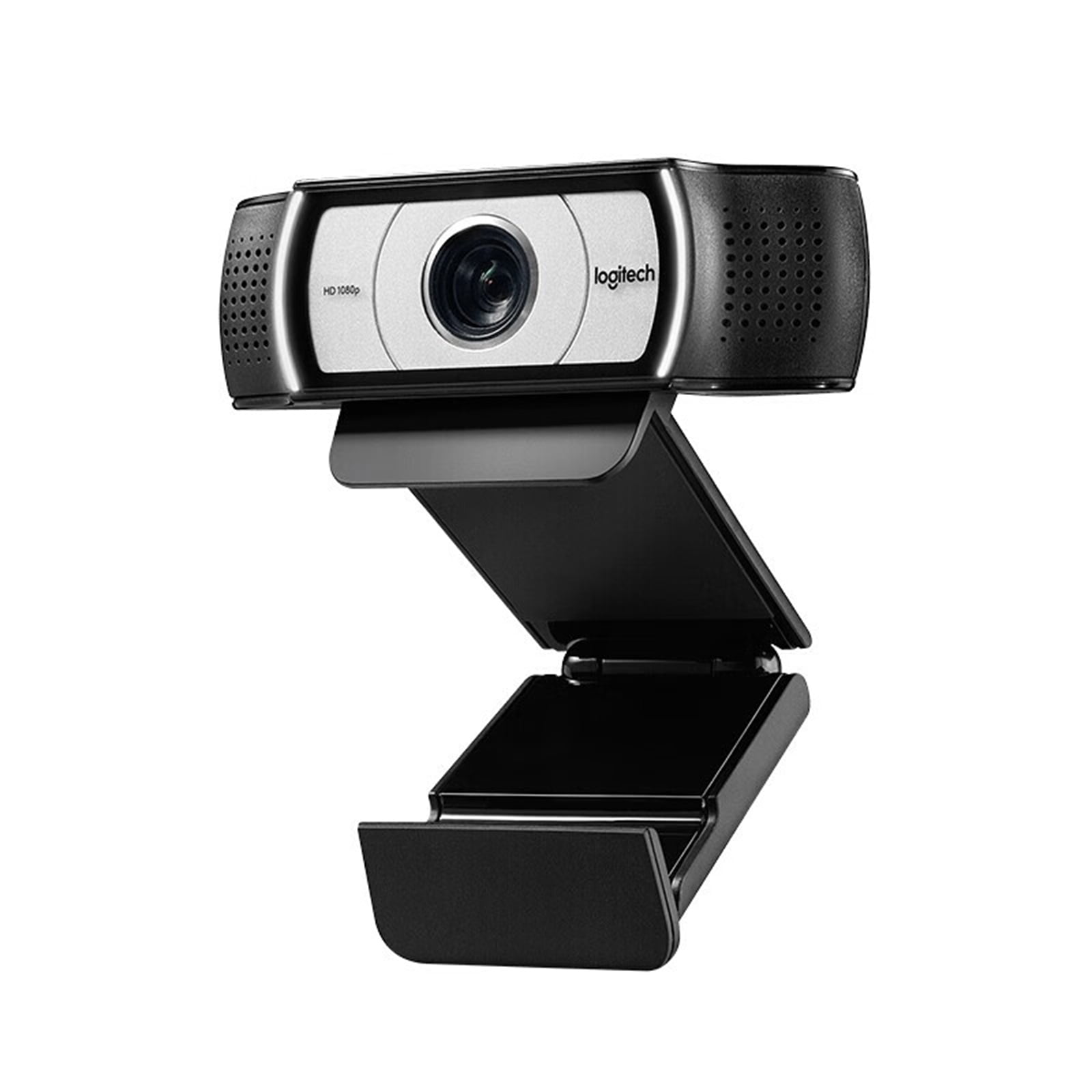 Logitech C930c Wired HD Webcam, 1080p Commercial Webcam, Anchor Webcam, Auto Light Correction, H.264 Support, Black