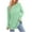 Green, variant on APEXFWDT Women’s Oversized Long Sleeve Crewneck Tunic Top with Thumb Holes Raglan Sleeve Solid Color Basic Shirt,XXL,White