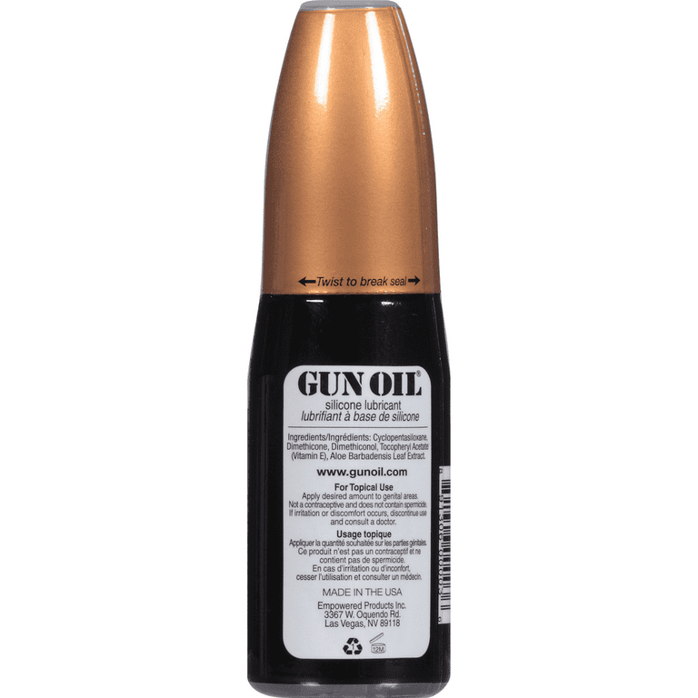 GUN OIL SILICONE Based Personal Lubricant Premium Sex Glide Lube Long  Lasting