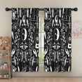 thumbnail image 5 of Blackout Kids Curtains,Black Gothic Cat Bee Pattern Childrens Insulated Curtains Set Of 2,Bedroom Essentials,Toddler Room Decor 52x63in(132x160cm), 5 of 5
