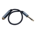 thumbnail image 1 of Cable 1/4 Inch Male to Female Cable 24K Gold Plated Connector PVC Sheath Balanced 6.35mm Extension Cable for Guitar Bass, 1 of 7