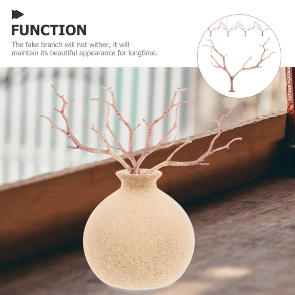 Hytrove 6-Piece Plastic Antler Branches Set for Vase Decorations, Simple Chic Christmas and Holiday Home Decor
