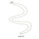thumbnail image 4 of Qarigey Collar de cadena de plata ajustable estético Universal chapado en cobre DIY collares de mano mujeres hombres para colgantes joyería 16-24 Ropa, zapatos y accesorios Miscelánea 80cm Qarigey AP010323-05B, 4 of 6