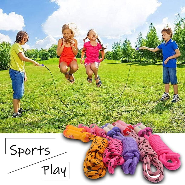JUN AND ROPÉ ピンク ノースリーブ&ボトムス　セット　サイズL Jump Rope Kids Skipping Rope Toy Adjustable Wooden Handle,Fitness
