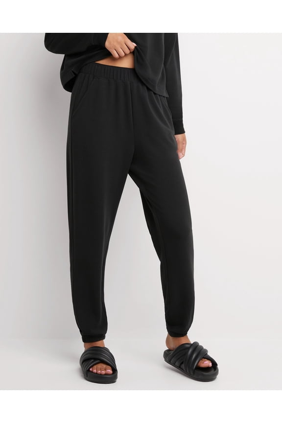 Originals Women's Soft Brushed Fleece Joggers, 29" Black XS