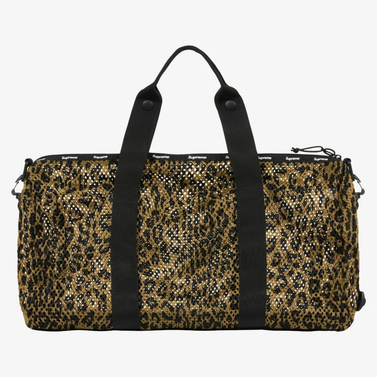 Supreme Mesh Duffle Bag Leopard SS23 - Walmart.com