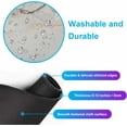 thumbnail image 6 of Large Extended Gaming Mouse Pad With Stitched Edges, Non-Slip Waterproof Rubber Base Mouse Pad For Office, Computer, Keyboard, Laptop And Home Desk Pad 35.4 x 15.7 x 0.12 Inch (Black Gold Grey Marble), 6 of 6