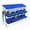 blue, variant on Heavy Duty Metal Chicken Nesting Box - 6 Compartments, Roll Away Egg Collection, Removable Lid, Ventilated, Heavy Duty Hen Laying for Chicken Coops & Ducks - Orange - With Stand