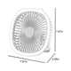 thumbnail image 3 of Ventilador de Techo Pequeño Recargable Por Usb, Portátil, Regulable, para Exteriores E Interiores, para Colgar, de Escritorio, de Noche, Multifunción, 3 of 6