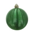 thumbnail image 2 of Christmas By Krebs Ornament, Commercial Grade Indoor and Outdoor Shatterproof Plastic, UV and Water Resistant Ball Ornament Decorations (Shiny Blarney Green, 6 inch (150mm) Round Spiral), 2 of 9