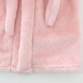 thumbnail image 5 of Gibobby Kids Thick Coral Fleece Bathrobe,Warm Cozy Hooded Robe with Adjustable Belt,Cute Print,for Boys Girls 2-12T for Autumn Winter Cold Weather Kids Toddler Pajamas,Pink,Size 4-5T, 5 of 6