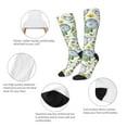 thumbnail image 6 of Lsque Vintage Utensils Printed Crew Socks Men's Women's LightWeight Thin Casual Calf Socks ,Knee High Socks,Cotton Socks, 6 of 9