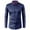 Navy, variant on PuLe Rugby Shirt Men's Slim Dress Shirts Long Sleeve Stretch Casual Business Button Down Shirt