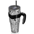 thumbnail image 2 of 40oz Tumbler,Black Halloween Spider Webs Insulated Tumblers with Removable Handle,Stainless Steel Double Vacuum Coffee Tumbler Cup with Straw for Home,Office,Travel,Party, 2 of 5