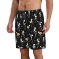 thumbnail image 2 of Fotbe Playing Music Skeletons Trajes de Baño Estampados para Hombre, Shorts de Verano de Secado Rápido, Ropa de Playa, Bañadores-3X-Large, 2 of 6