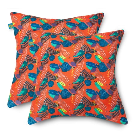 UPC: 0052963061345 | Duck Covers Water-Resistant Accent Pillows  18 x 18 Inch  2 Pack  Pool Party Flamingo