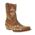 thumbnail image 2 of Roper Womens Wynona Floral Embroidered Snip Toe Cowboy  Ankle Boots, 2 of 5