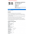thumbnail image 2 of Front Brake Pad Set - Compatible with 2023 - 2024 Toyota Prius, 2 of 2